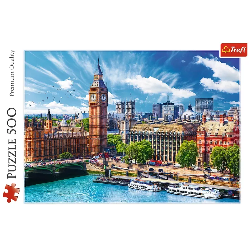 TREFL PUZZLE Puzzle 500 tk. Päikeseline London - Trefl 37329