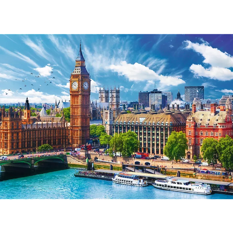 TREFL PUZZLE Puzzle 500 tk. Päikeseline London - Trefl 37329