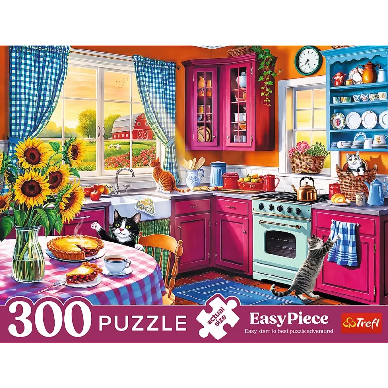 TREFL PUZZLE Pusled - 300 Easy Piece - Hommik köögis FSC Mix 70% 23102