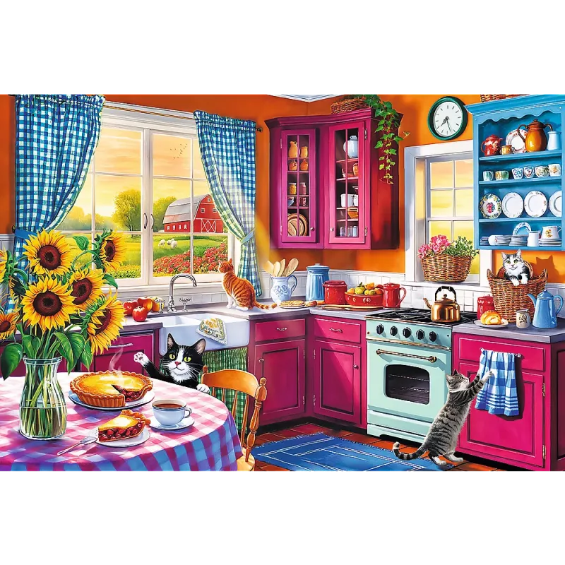 TREFL PUZZLE Pusled - 300 Easy Piece - Hommik köögis FSC Mix 70% 23102