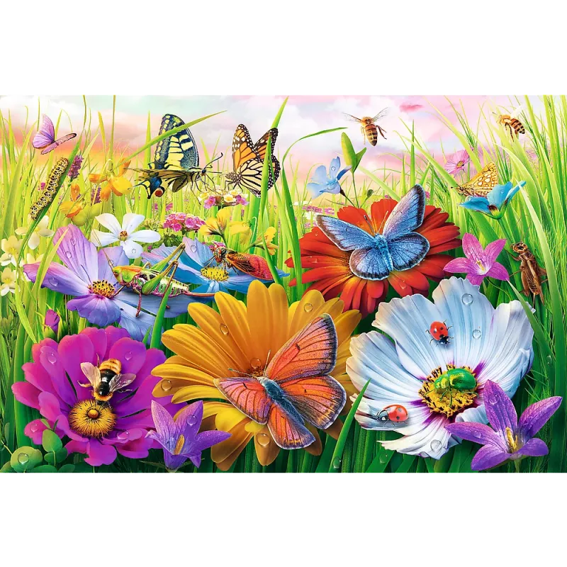 TREFL PUZZLE Puzzles - 300 EasyPiece - Insects in the Meadow Trefl 23103