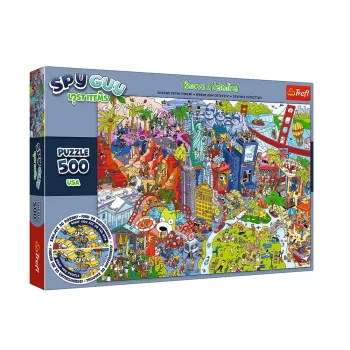 TREFL PUZZLE Spy Guy Lost Items Puzzle 500 tk. USA Trefl 37480