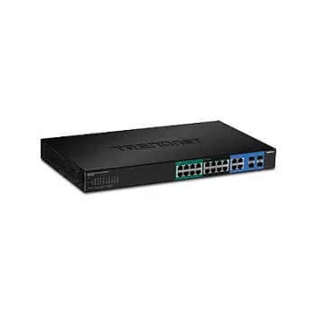 TRENDnet TPE-204US 20-porti Gigabit Web Smart UPoE kommutaator, 370W PoE eelarve, 8 UPoE porti, 19 inch rackmount