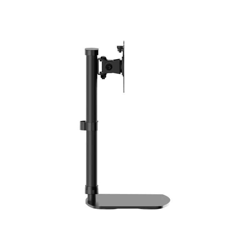 Tripp Single-Display Monitor Stand - Height Adjustable, 17 to 27 Monitors - Mounting Kit - for Monitor - Steel - Black - Screen Size: 43.2-68.6 cm (17-27)