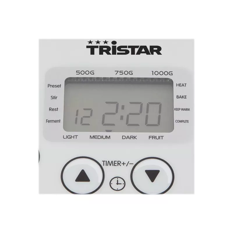 Tristar BM-4586 Leivamasin 550W, 19 programmi, 750g-900g, LCD, mittenakkuva pann, must