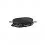 Tristar RA-2996 raclette-grill 8 inimesele, 1200 W, kleepumatu pööratav plaat, 8 panni, must/hõbedane