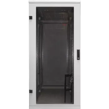 TRITON RMA-32-A66-CAX-N1 19-tolline võrgukapp 32U 600x600 mm helesinine klaasuks