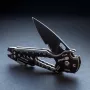 True Utility Smartknife+ Kokkupandav Multitööriista Nuga 8 Funktsiooniga, Must (TU6869)