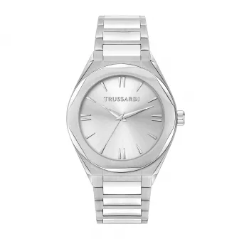 Trussardi meeste T-Light kvartskell R2453156006 42mm sinise numbrilaud ja pruun nahkrihm