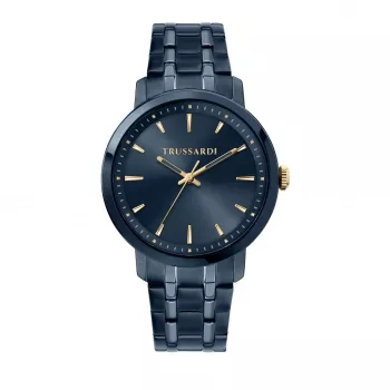 Trussardi meeste käekell R2453147007 41mm roostevabast terasest sinise numbrilaual