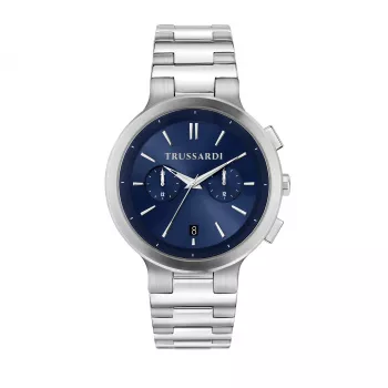 Trussardi meeste käekell R2453164004 43mm roostevaba teras sinine sihverplaat