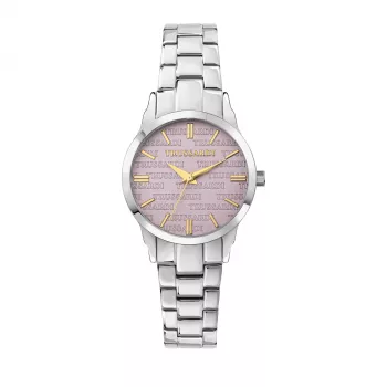 Trussardi T-Light Naiste Kvartskell R2453141508 32mm Roosa Kuld PVD Roostevabast Terasest Võrk