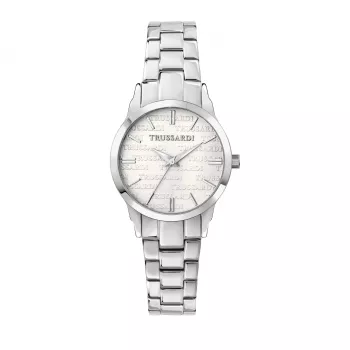 Trussardi naiste T-Light kvartskell R2453141509 32mm hõbedane roostevaba teras