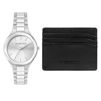 Trussardi naiste käekell R2453157507 32mm hõbedane roostevabast terasest Milanese käevõru kvarts