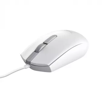 Trust TM-101W optiline hiir - mõlemakäeline, 3 nuppu, USB-juhtmega, valge 25320