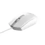 Trust TM-101W optiline hiir - mõlemakäeline, 3 nuppu, USB-juhtmega, valge 25320