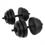 Tunturi 28 kg vinüülist hantlikomplekt spinlock-kangidega