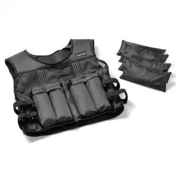 Tunturi Reguleeritav Raskusvest 10 kg (Must, Unisex)