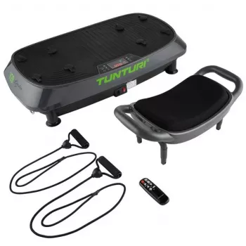 Tunturi Cardio Fit V20 vibratsiooniplaat - 200W, 20 kiirust, LCD-ekraan, kaugjuhtimispult