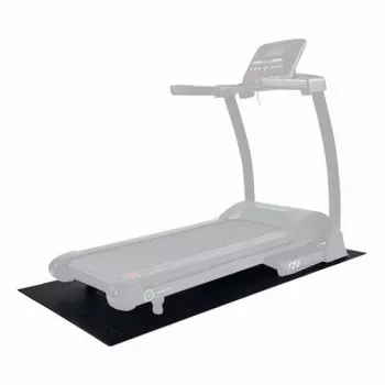 Tunturi põrandakaitse matt 200 x 92.5 cm must PVC libisemiskindel lööke summutav jooksulintidele, trenažööridele, elliptilistele trenažööridele