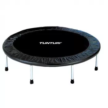 Tunturi Funhop Sports Trampoliin 125 cm Reguleeritava Käepidemega, Bungee-Nööridega, Must/Roheline, kuni 120 kg