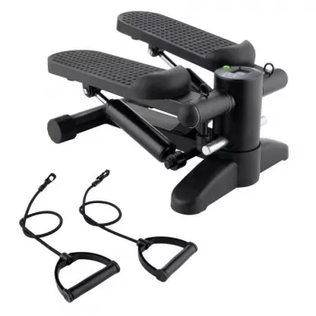 Tunturi Mini Stepper ekraaniga, must