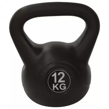 Tunturi PE Kettlebell 12kg (Must) - Vastupidav jõutreeningu kettlebell