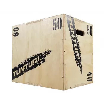 Tunturi Plyo Box Wood 40/50/60cm - reguleeritav plüomeetriline kast