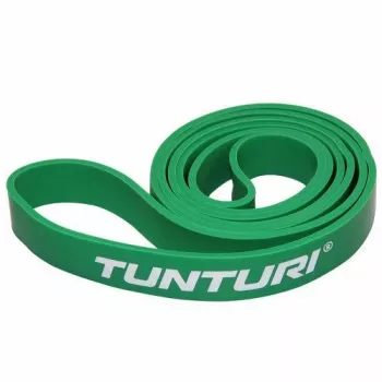 Tunturi Power Band Keskmine Aasaga Vastupanulint (Roheline, 104 x 2.9 cm, Looduslik Lateks)