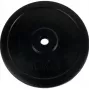 Tunturi Rubber-Coated Cast Iron Weight Disc 10kg, Single