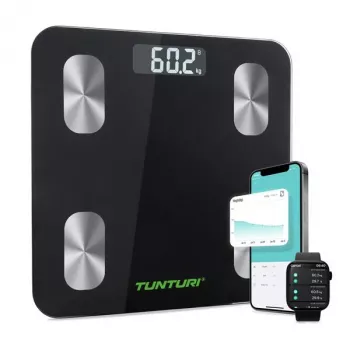 Tunturi SC30 nutikas kehakoostise kaal Bluetoothi ja rakendusega
