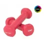 Tunturi Vinyl Dumbbells 0.5 kg, Roosa, 2 tk