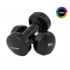 Tunturi Vinyl Dumbbells 5.0 kg (Set of 2) Black - Cast Iron Core, Non-Slip Ergonomic Grip