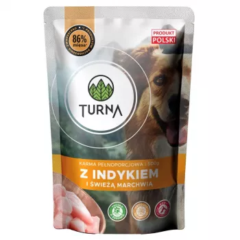 TURNA kalkuniga – märg koeratoit – 500g