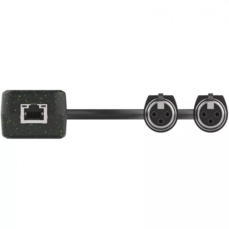 Turtle AV Turtle 2CH Analog XLR Input Dante Adapter
