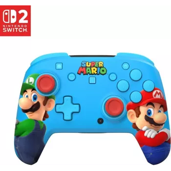 Turtle Beach Rematch juhtmevaba mängukontroller Nintendo Switch 2 jaoks – Mario & Luigi Edition RGB