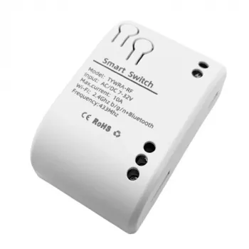 TUYA Smart 1-kanaliline lüliti, Wi-Fi, RF, 10A, DC 7-32V