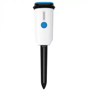 TUYA Smart Wi-Fi mulla temperatuuri- ja niiskusandur, IP67 roostevabast terasest sond, Tuya Smart Life rakendus, 3x AA patareitoide, valge