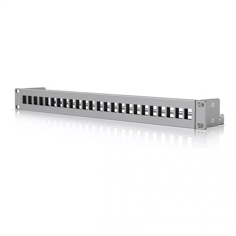 Ubiquiti Blank Keystone Patch Panel 24 Port for UniFi Rack-Mount Equipment 1U