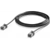 UBIQUITI UACC-CABLE-PATCH-OUTDOOR-C6A-3M-BK üliõhuke varjestatud välistingimustes Cat6a patch-kaabel (3m, must)