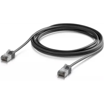 UBIQUITI UACC-CABLE-PATCH-OUTDOOR-C6A-3M-BK üliõhuke varjestatud välistingimustes Cat6a patch-kaabel (3m, must)