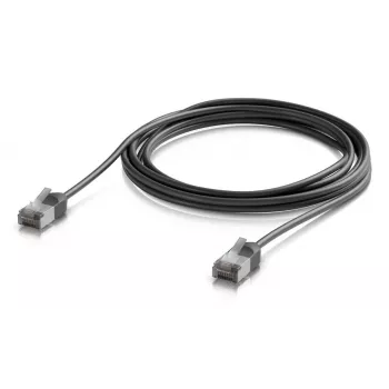 UBIQUITI UACC-CABLE-PATCH-OUTDOOR-C6A-3M-BK üliõhuke varjestatud välistingimustes Cat6a patch-kaabel (3m, must)