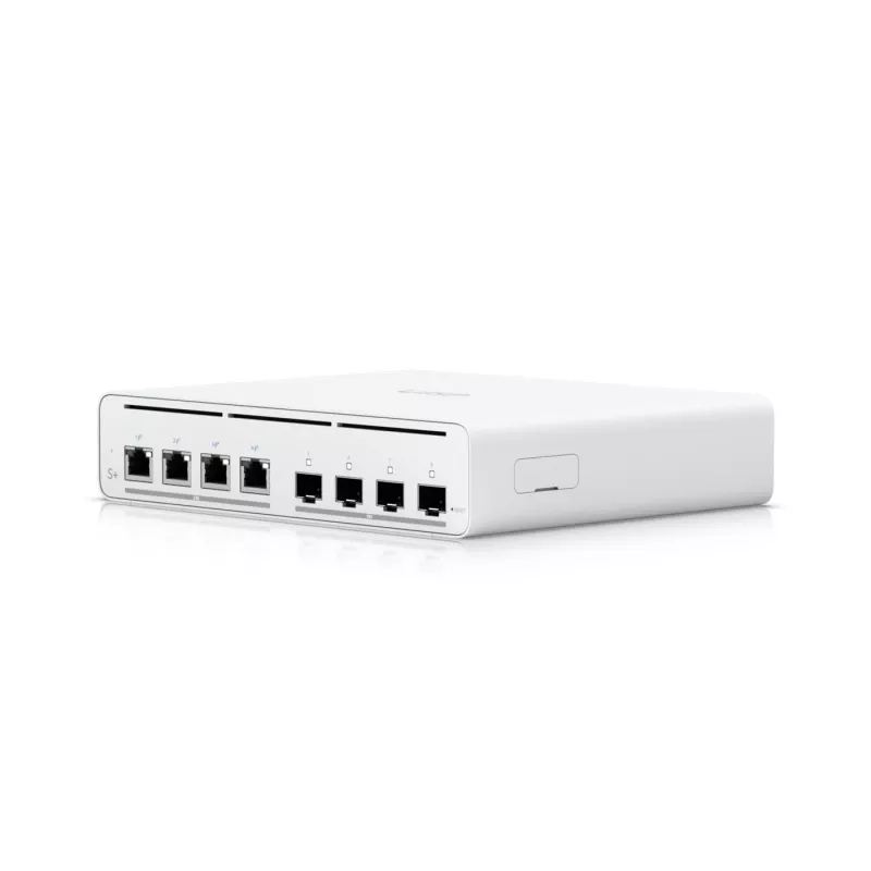Ubiquiti UISP-S-PLUS-EU 8-porti 2.5GbE PoE++ lüliti 10G SFP+ üleslingiga, 200W eelarvega