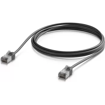 Ubiquiti üliõhuke vastupidav varjestatud USB-C kuni USB-C kaabel 2 m must 20Gbps 100W