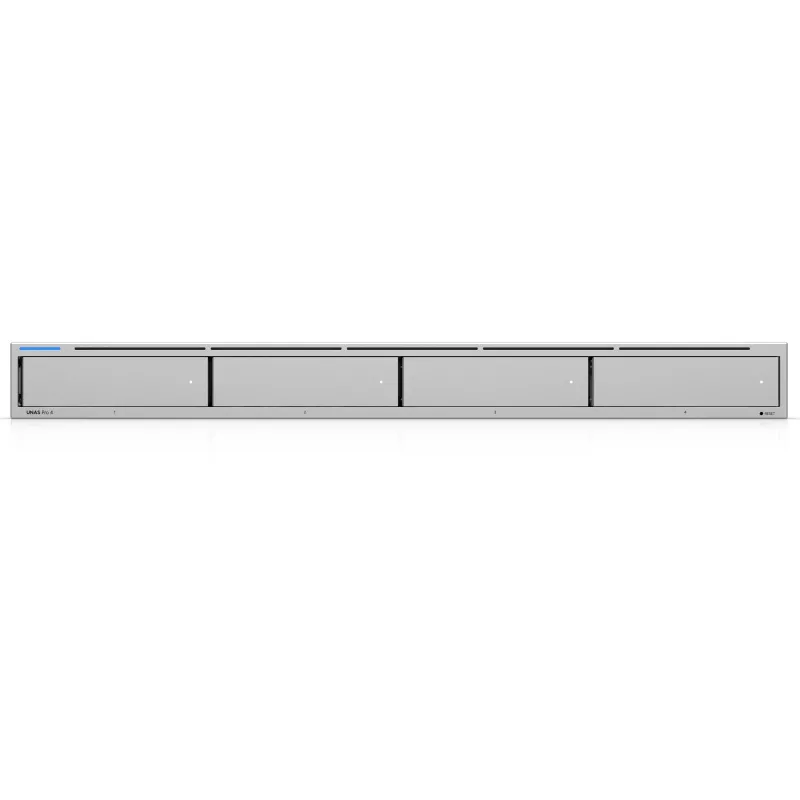 Ubiquiti UNAS-Pro-4 1U rackmount 4-pesa NAS 10GbE SFP+ liidesega