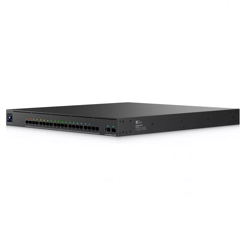 Ubiquiti UniFi EAV-Fiber 22-pordiline täielikult hallatav Layer 3 10G/100G agregeerimislüliti