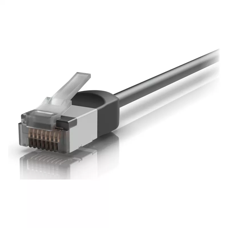 Ubiquiti UniFi Outdoor Cat6A Patch-kaabel 12m must UACC-Cable-Patch-Outdoor-C6A-12M-BK
