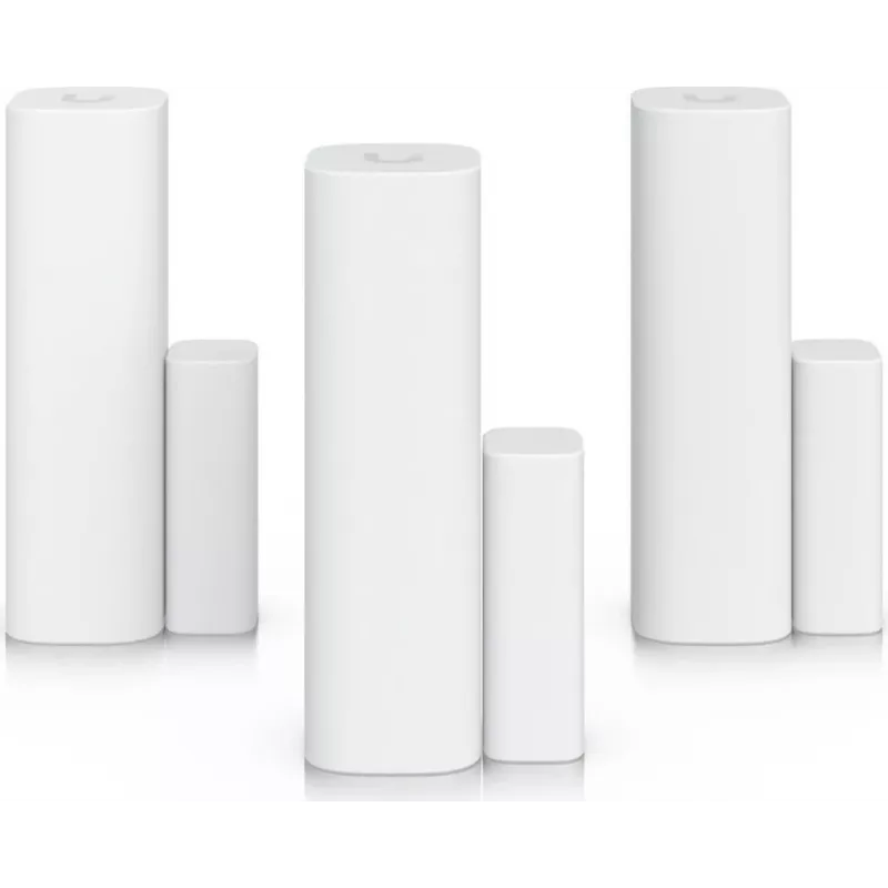 Ubiquiti UniFi SuperLink Entry Sensor (3-Pack) USL-Entry-3 – Traadita BLE magnetkontaktiandur UniFi Protect jaoks, CR2032 patarei, siseruumidesse, valge