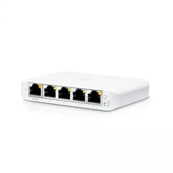 Ubiquiti UniFi USW Flex Mini 5-pordiline hallatav gigabit PoE kommutaator valge
