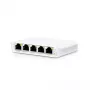 Ubiquiti UniFi USW Flex Mini 5-pordiline hallatav gigabit PoE kommutaator valge